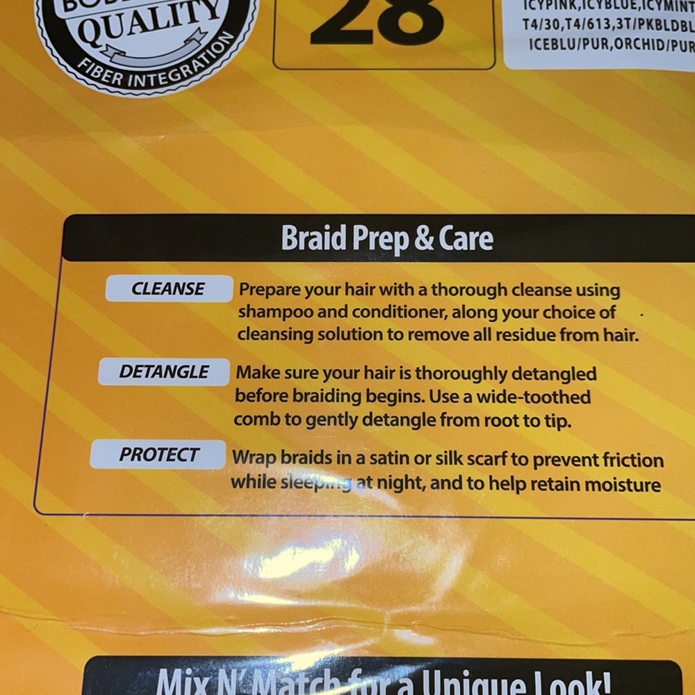 Bobbi boss ocean wave 28” hair 5 packs - Picture 4 of 4